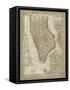 Plan of New York-Mitchell-Framed Stretched Canvas