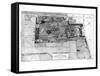 Plan of Parc Monceau in Paris Belonging to the Duke of Chartres 1785-Louis Carrogis Carmontelle-Framed Stretched Canvas