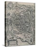 Plan of Paris, c1630 (1915)-Unknown-Stretched Canvas