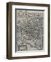 Plan of Paris, c1630 (1915)-Unknown-Framed Giclee Print