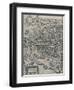 Plan of Paris, c1630 (1915)-Unknown-Framed Giclee Print