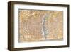 Plan of Paris from 1553-Truschet et Hoyau-Framed Art Print