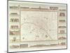 Plan of Paris Indicating Civil Hospitals and Homes, 1818, Published in 1820-Etienne Jules Thierry-Mounted Giclee Print