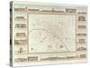 Plan of Paris Indicating Civil Hospitals and Homes, 1818, Published in 1820-Etienne Jules Thierry-Stretched Canvas