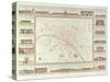 Plan of Paris Indicating Civil Hospitals and Homes, 1818, Published in 1820-Etienne Jules Thierry-Stretched Canvas