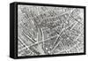 Plan of Paris, Known as the Plan de Turgot, Engraved by Claude Lucas, 1734-39-Louis Bretez-Framed Stretched Canvas