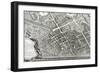 Plan of Paris, Known as the Plan de Turgot, Engraved by Claude Lucas, 1734-39-Louis Bretez-Framed Giclee Print