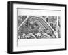 Plan of Paris, Known as the "Plan De Turgot," Engraved by Claude Lucas, 1734-39-Louis Bretez-Framed Giclee Print