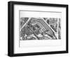 Plan of Paris, Known as the "Plan De Turgot," Engraved by Claude Lucas, 1734-39-Louis Bretez-Framed Giclee Print