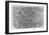 Plan of Paris, Known as the "Plan De Turgot," Pl.7 Engraved by Claude Lucas, 1734-39-Louis Bretez-Framed Giclee Print