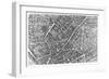 Plan of Paris, Known as the "Plan De Turgot," Pl.7 Engraved by Claude Lucas, 1734-39-Louis Bretez-Framed Giclee Print