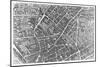 Plan of Paris, Known as the "Plan De Turgot," Pl.7 Engraved by Claude Lucas, 1734-39-Louis Bretez-Mounted Giclee Print