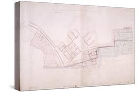 Plan of Part of Christ's Hospital, Newgate Street and St Bartolomew's Hospital, London, 1818-John Shaw the Elder-Stretched Canvas