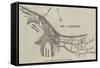 Plan of Part of the City of Valparaiso-null-Framed Stretched Canvas