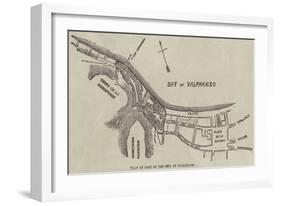 Plan of Part of the City of Valparaiso-null-Framed Giclee Print
