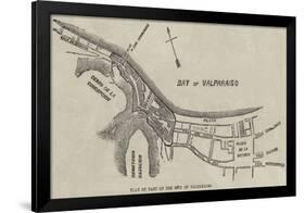 Plan of Part of the City of Valparaiso-null-Framed Giclee Print