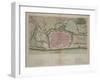 Plan of Pondicherry from "Voyage Aux Indes Et La Chine"-Pierre Sonnerat-Framed Giclee Print