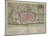 Plan of Pondicherry from "Voyage Aux Indes Et La Chine"-Pierre Sonnerat-Mounted Giclee Print