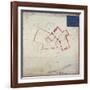 Plan of premises in Adams Court off Old Broad Street, London, c1800-Anon-Framed Giclee Print