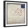 Plan of premises in Adams Court off Old Broad Street, London, c1800-Anon-Framed Giclee Print