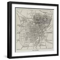 Plan of Puebla-John Dower-Framed Giclee Print