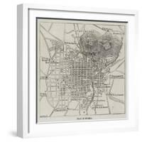 Plan of Puebla-John Dower-Framed Giclee Print