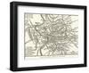 Plan of Rome, Time of Augustus-null-Framed Giclee Print