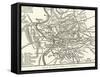 Plan of Rome, Time of Augustus-null-Framed Stretched Canvas