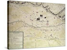 Plan Of Santa Fe-null-Stretched Canvas