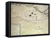 Plan Of Santa Fe-null-Framed Stretched Canvas