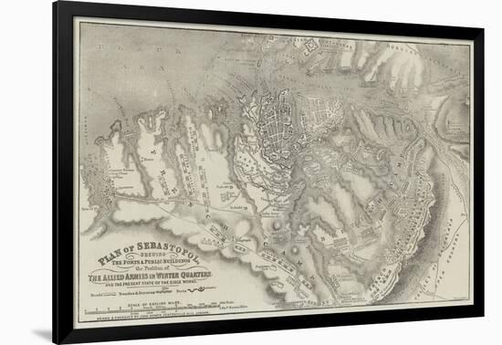 Plan of Sebastopol-John Dower-Framed Giclee Print