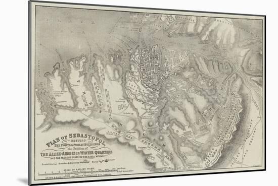 Plan of Sebastopol-John Dower-Mounted Giclee Print