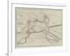 Plan of Sir Hope Grant's Intrenchments on Chobham Common-null-Framed Giclee Print