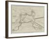 Plan of Sir Hope Grant's Intrenchments on Chobham Common-null-Framed Giclee Print