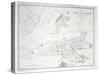 Plan of Sydney with Pyrmont, New South Wales-James Basire-Stretched Canvas