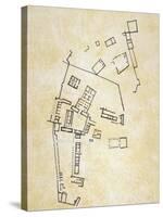 Plan of Temple of Isis at Philae-null-Stretched Canvas