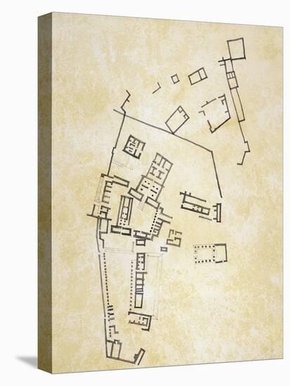 Plan of Temple of Isis at Philae-null-Stretched Canvas