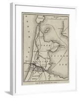 Plan of the Amsterdam Ship Canal-null-Framed Giclee Print