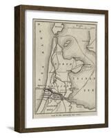 Plan of the Amsterdam Ship Canal-null-Framed Giclee Print