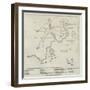 Plan of the Attack on Bomarsund-null-Framed Giclee Print