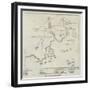 Plan of the Attack on Bomarsund-null-Framed Giclee Print