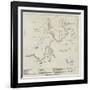 Plan of the Attack on Bomarsund-null-Framed Giclee Print