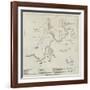 Plan of the Attack on Bomarsund-null-Framed Giclee Print