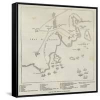 Plan of the Attack on Bomarsund-null-Framed Stretched Canvas