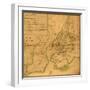 Plan of the attack the rebels on Long Island-Anonymous-Framed Art Print