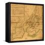 Plan of the attack the rebels on Long Island-Anonymous-Framed Stretched Canvas