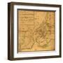 Plan of the attack the rebels on Long Island-Anonymous-Framed Art Print