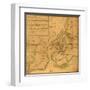 Plan of the attack the rebels on Long Island-Anonymous-Framed Art Print