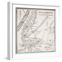 Plan of the Battle of Kandahar-null-Framed Giclee Print