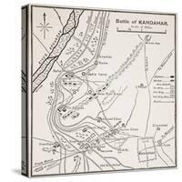 Plan of the Battle of Kandahar-null-Stretched Canvas